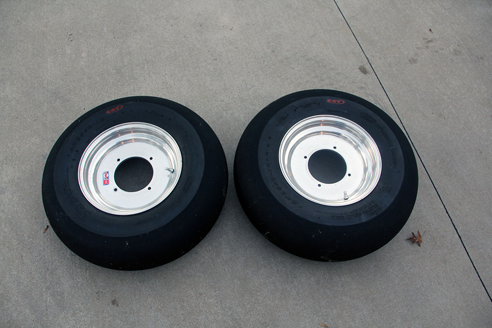 Scat Trak Smooth Buff Front Tires & Douglas Rims For Sale Redline UTV